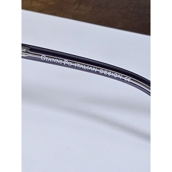 GIANNI PO L & L WOMEN'S EYEGLASSES GP6115 52/17 140 PURPLE/CRY NEW - Picture 12 of 13